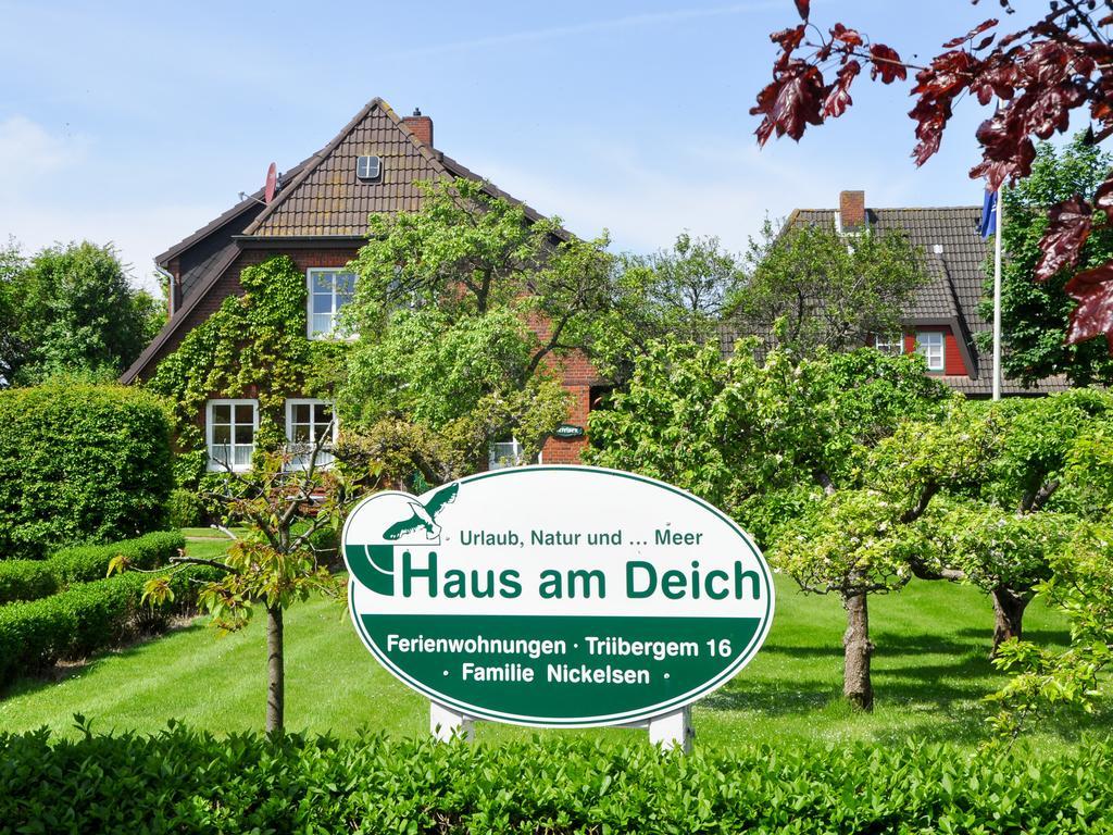 우터섬 Haus Am Deich 아파트 외부 사진